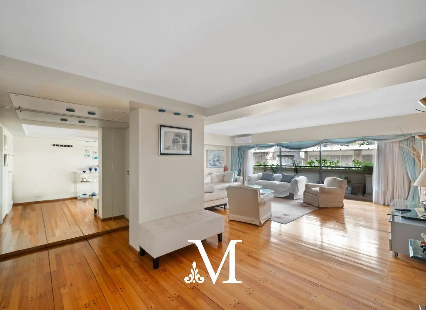 Piso 5 ambientes, Belgrano. Al frente, 2 cocheras, Seg. 24hs. Amenities. 4