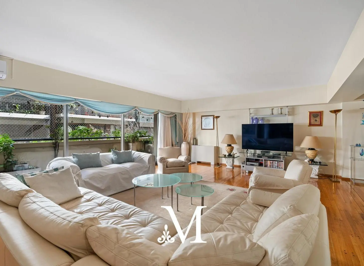 Piso 5 ambientes, Belgrano. Al frente, 2 cocheras, Seg. 24hs. Amenities. 3