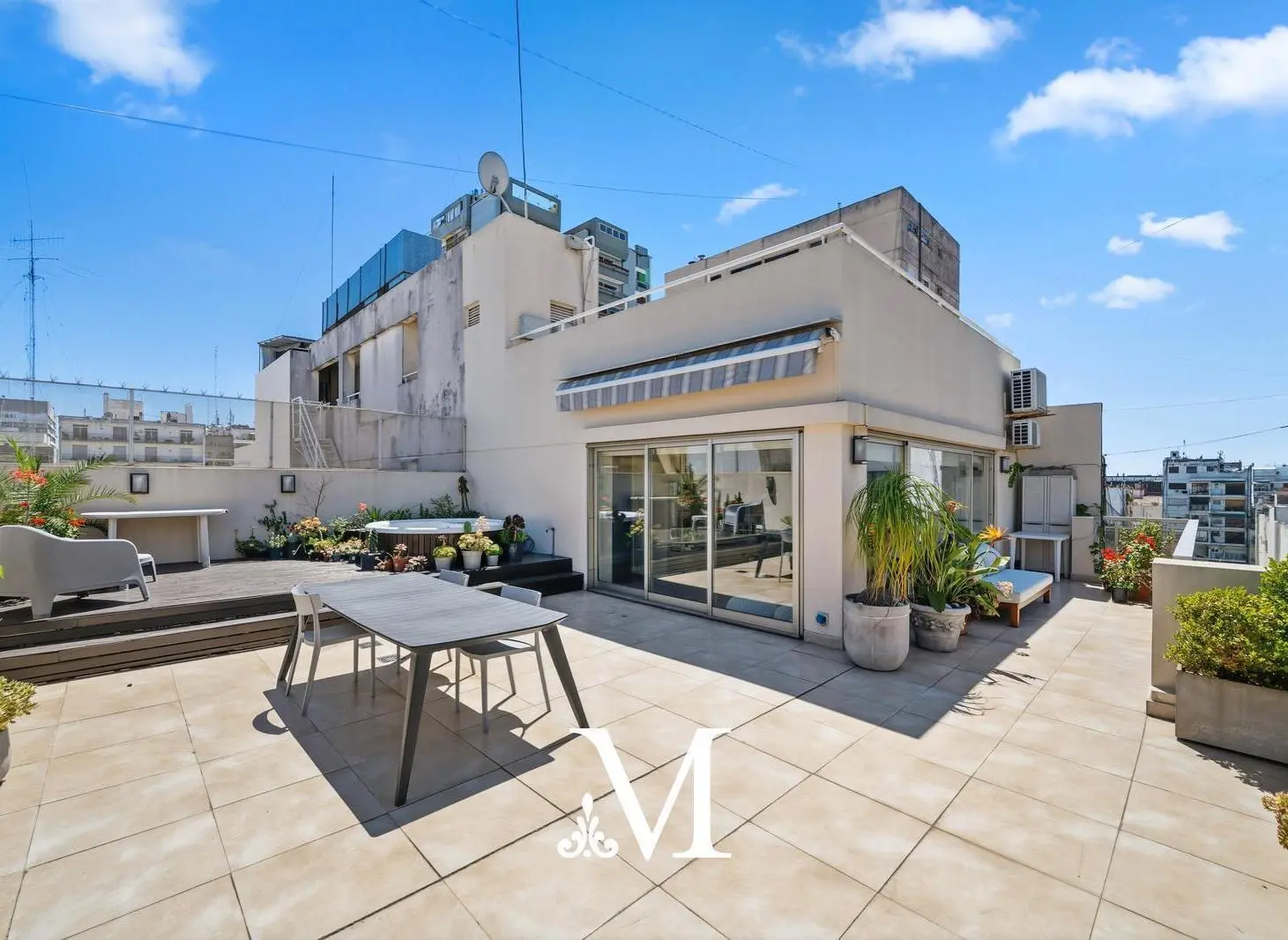 Penthouse en venta 2 ambientes con terraza y jacuzzi, amenities, seguridad 24 h. en Recoleta 2