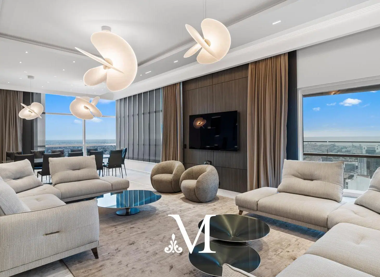 Piso completo en Torre Alvear Tower, 8 ambientes, amenities, 3 cocheras, piso muy alto 3
