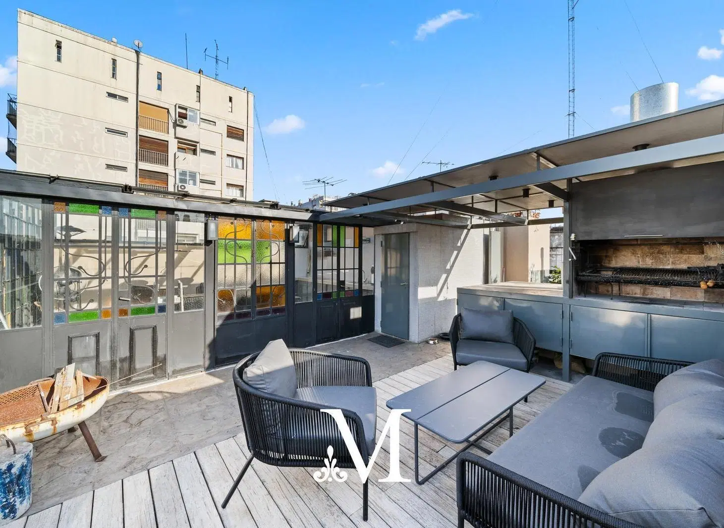 Departamento tipo casa - 275 m2 - Terraza quincho y parrilla - 4 amb - coch - Palermo 2