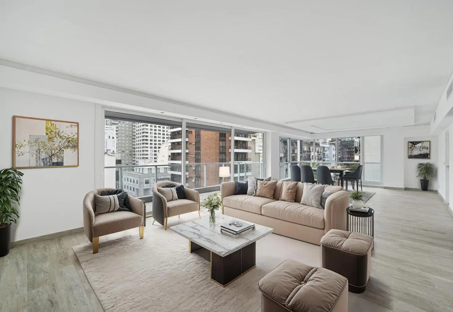 VENTA - SEMI PISO - DEPARTAMENTO - 5 AMBIENTES - DEPENDENCIA - 240 m2 - cochera - Palermo Chico 5