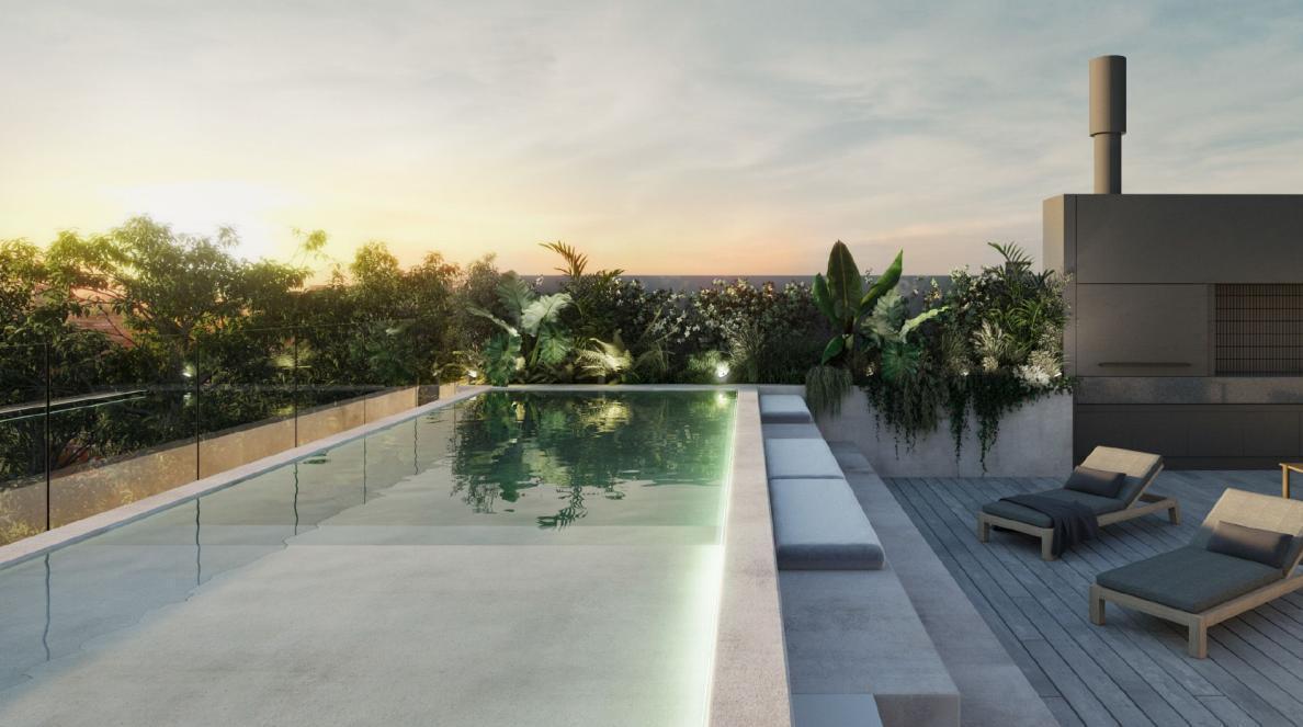 Depto en Colegiales 4 ambientes con balcón terraza y parrilla en edificio full amenities