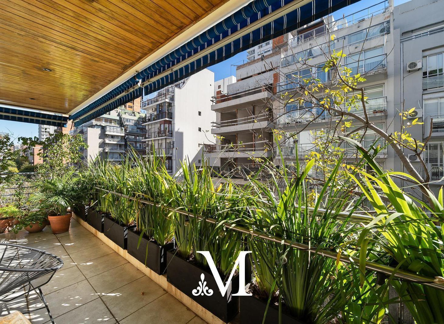Piso en Palermo Cañitas, 3 dorm, terraza con parrilla, luminoso, 2 cocheras, baulera, amenities