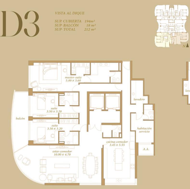 Foto de Departamento 3 ambientes en Madero Bouevard Puerto Madero, full, imagen 3