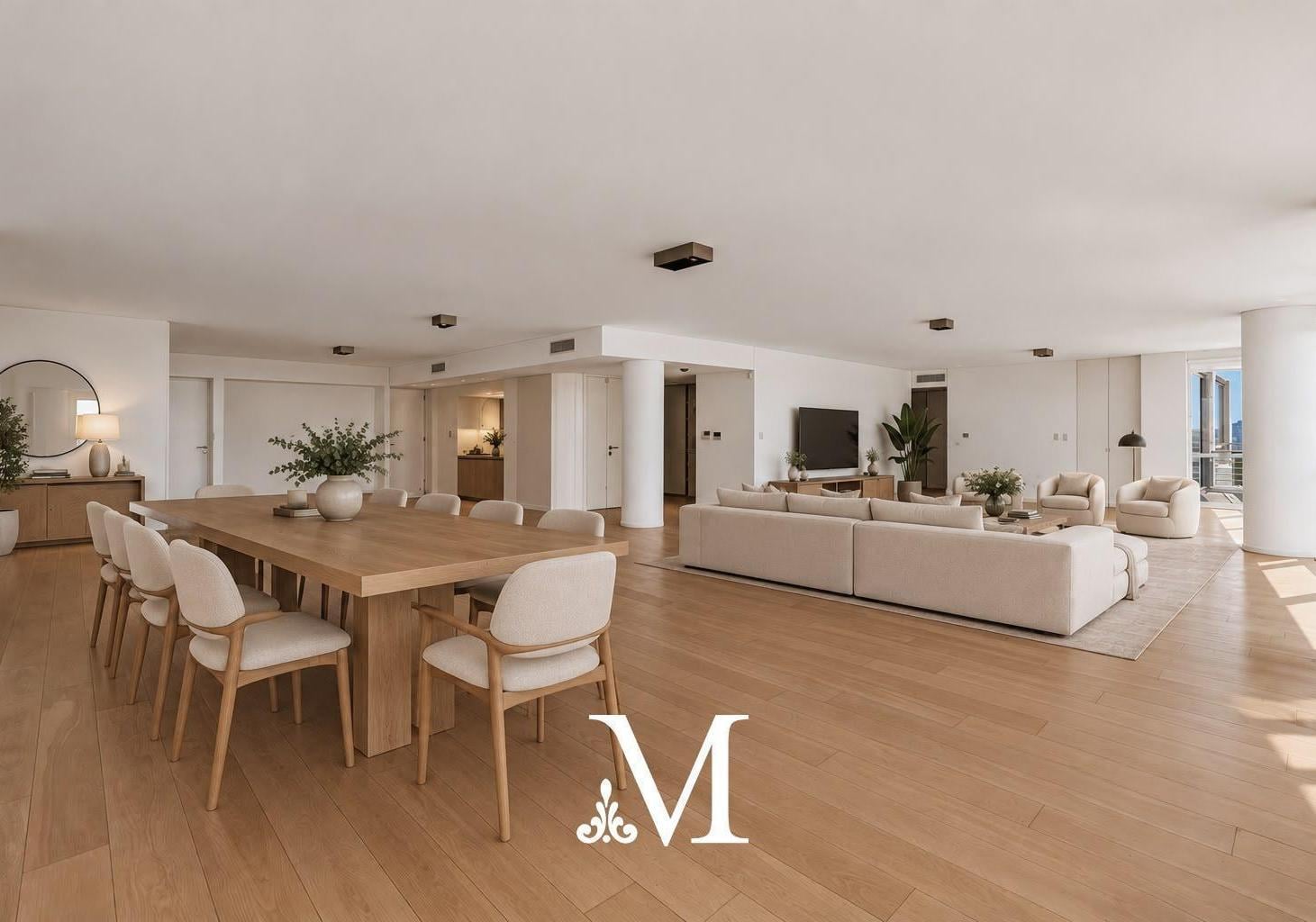 Venta Departamento- 5 ambientes con dependencia- Vista al rio- Piso Alto-Complejo Alrio- 3 cocheras