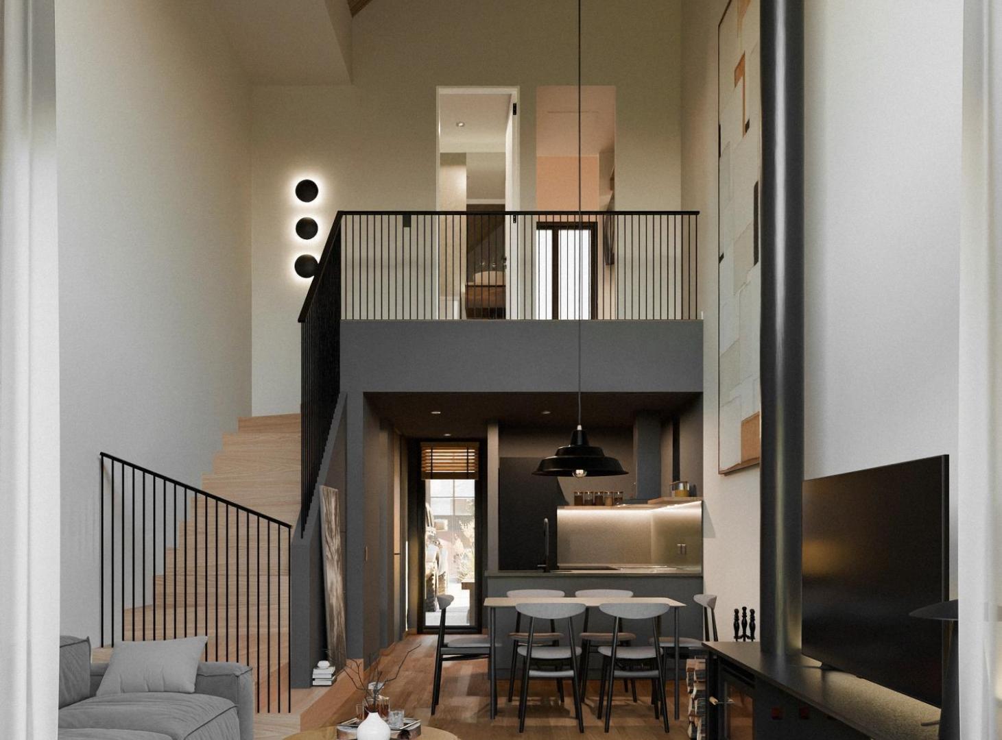 Foto de Casa Tipo Loft en Dos Plantas - Suite con Vestidor - NORDIK Haus, imagen 1