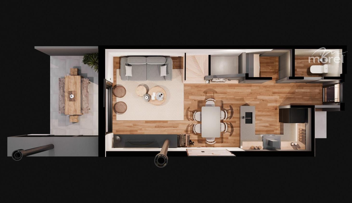 Foto de Casa Tipo Loft en Dos Plantas - Suite con Vestidor - NORDIK Haus, imagen 5