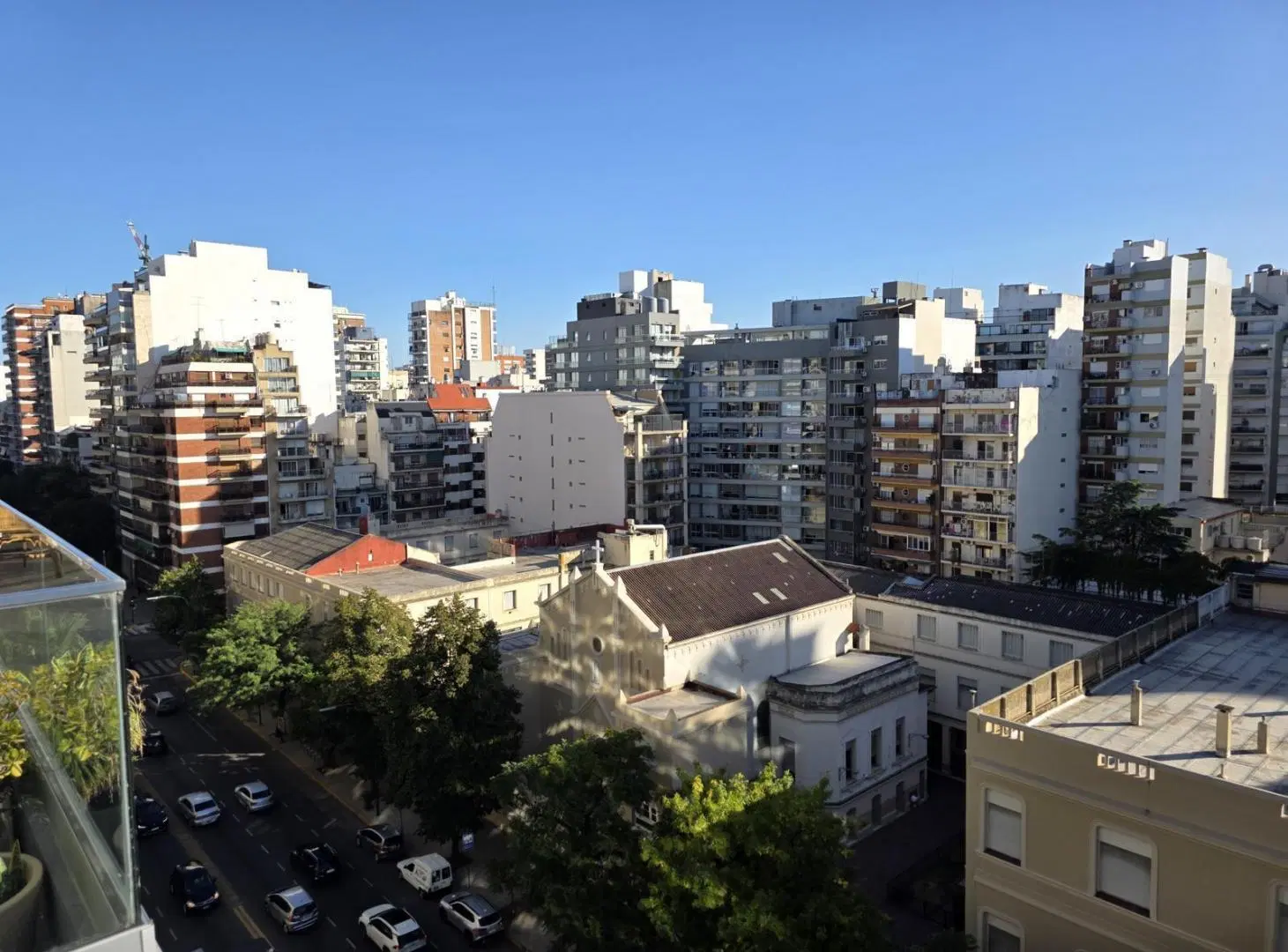 Monoambiente en alquiler con gran balcón terraza y parrilla en Belgrano 3