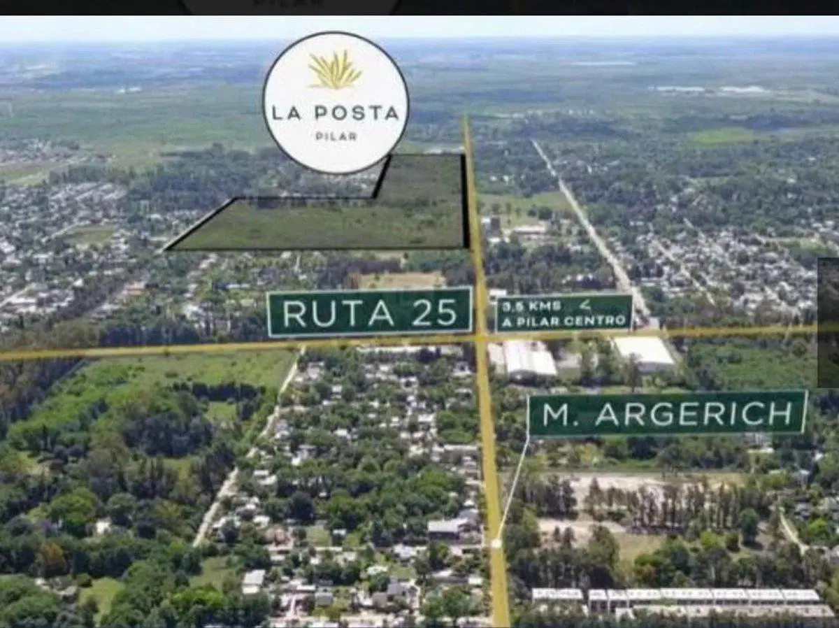 LOTE EN VENTA BARRIO LA POSTA PILAR. LOTE 244 5