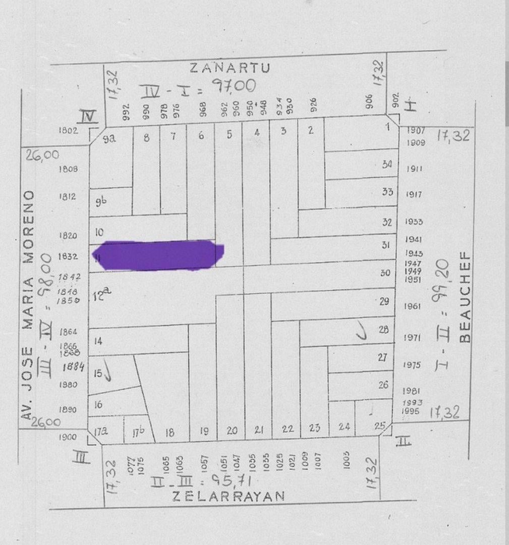 Foto de Lote apto desarrollo - Av.José María Moreno 1800, imagen 2
