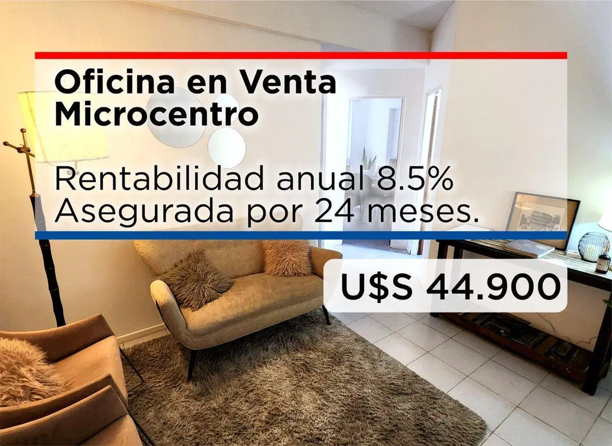 OFICINA EN VENTA INVERSION CON RENTA CABA 4