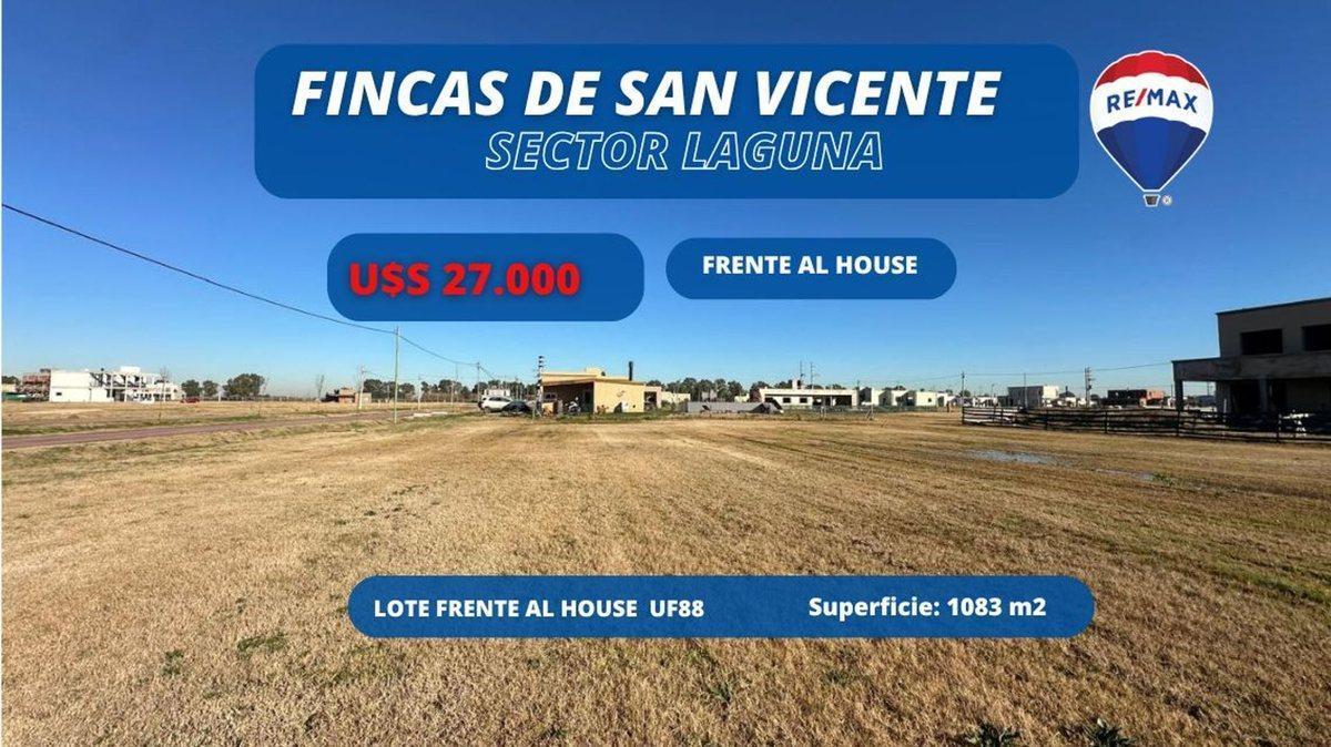 LOTE EN VENTA FINCAS DE SAN VICENTE SECTOR LAGUNA