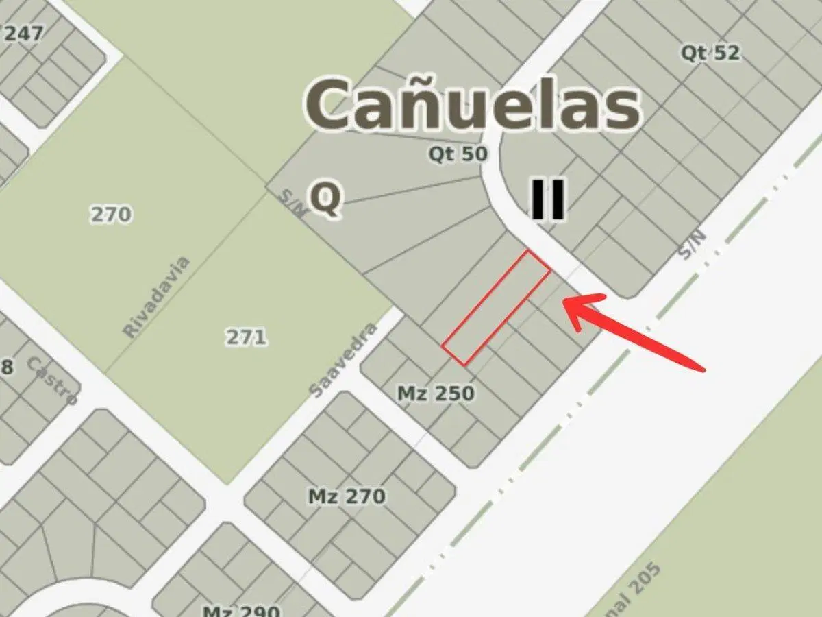 LOTE EN VENTA EN CAÑUELAS 4