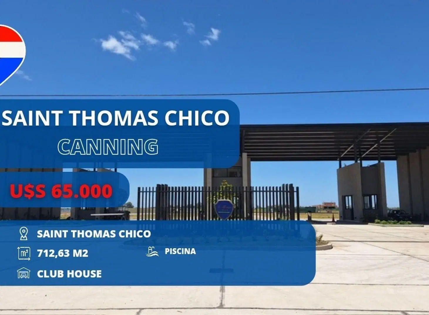 LOTE EN VENTA SAINT THOMAS CHICO CANNING 3