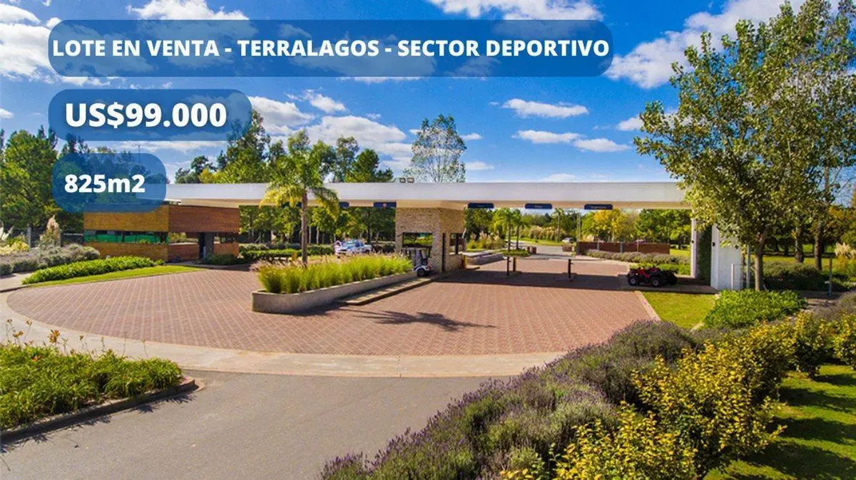 LOTE EN VENTA TERRALAGOS CANNING SECTOR DEPORTES 3