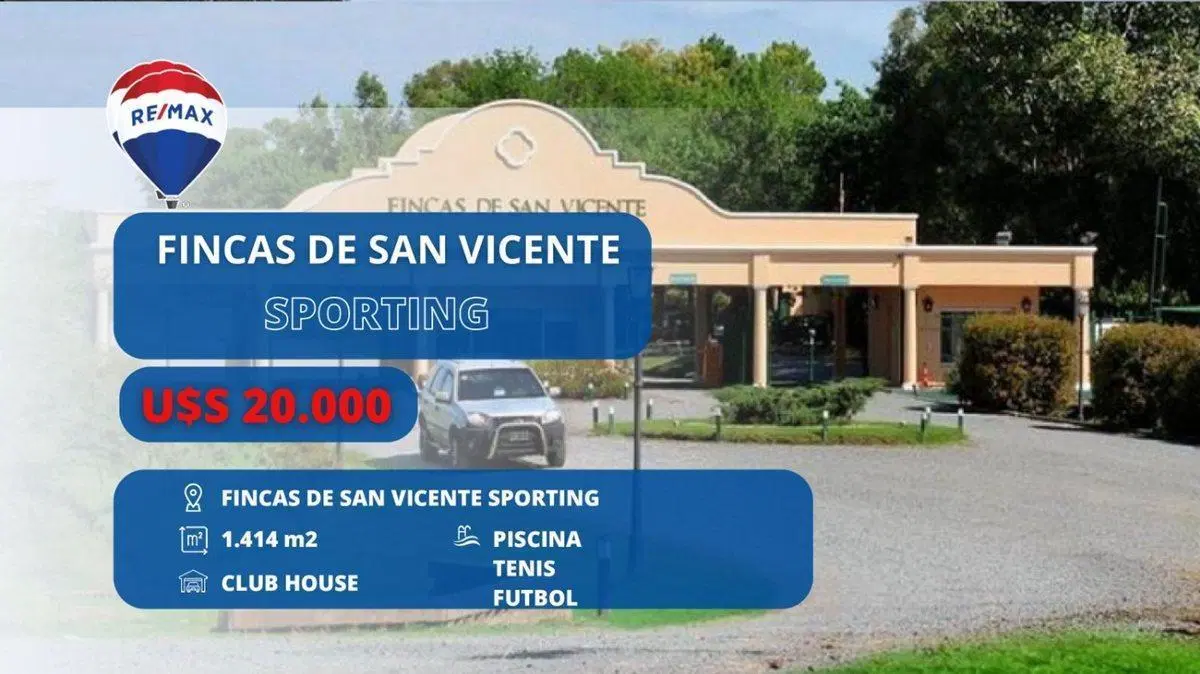 LOTE EN VENTA FINCAS DE SAN VICENTE SPORTING 2