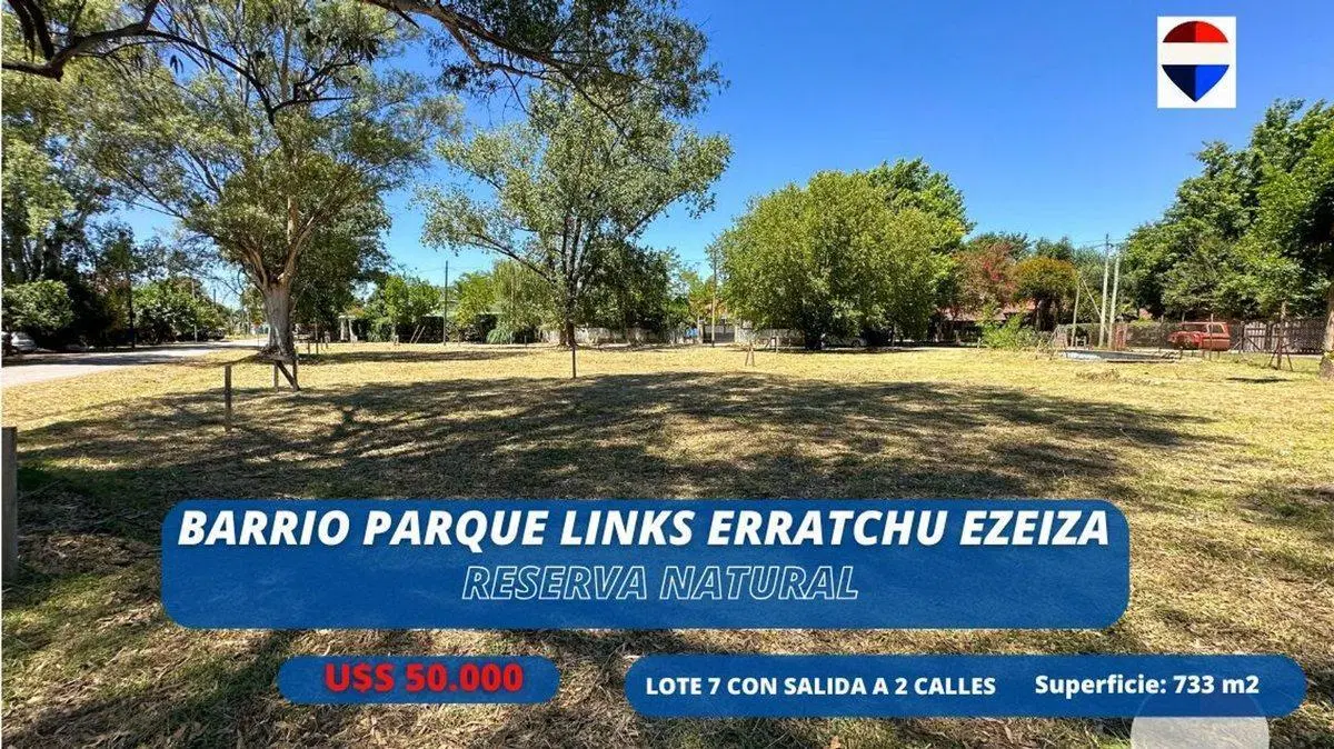 LOTE EN VENTA EN BARRIO LINKS ERRATCHU EZEIZA 2
