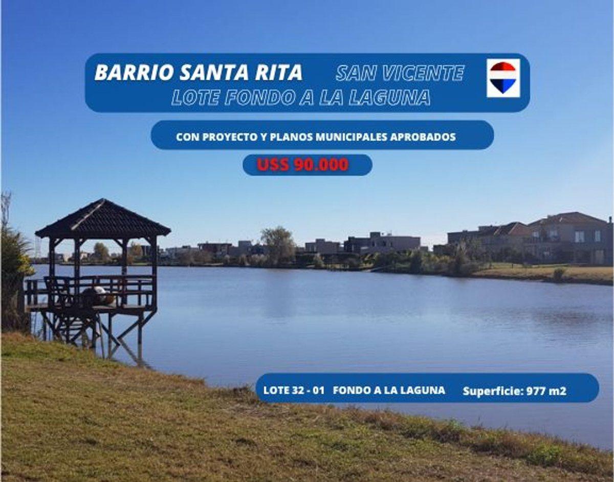 Foto de LOTE EN VENTA EN BARRIO SANTA RITA A LA LAGUNA, imagen 1