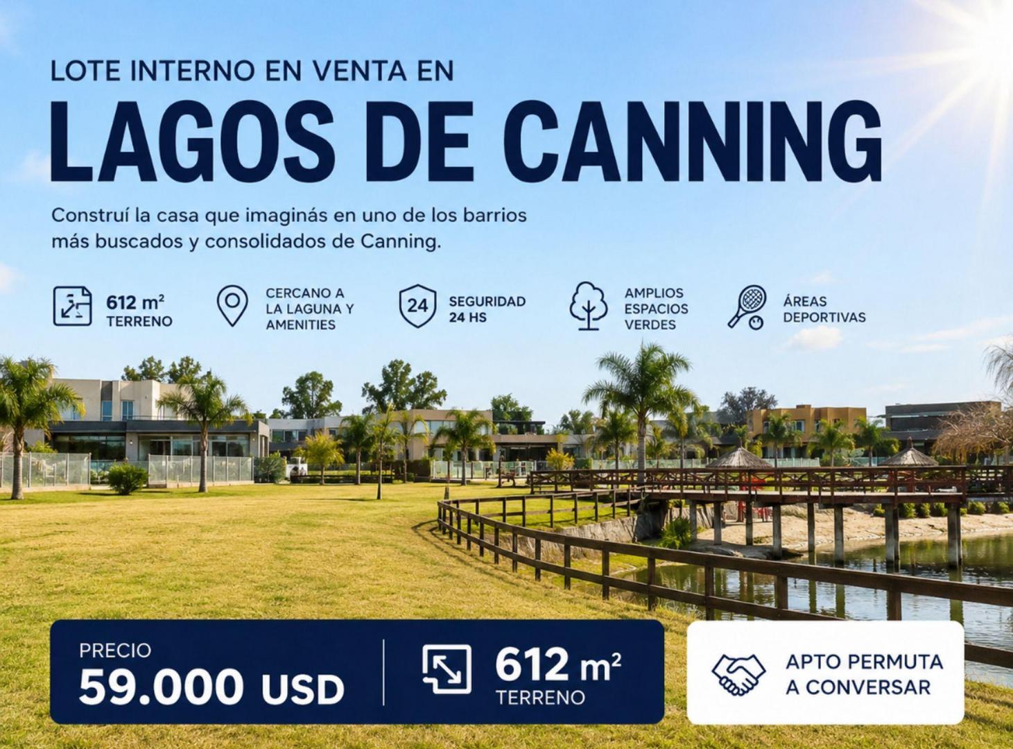 Foto de LOTE INTERNO EN VENTA EN LAGOS DE CANNING, imagen 1