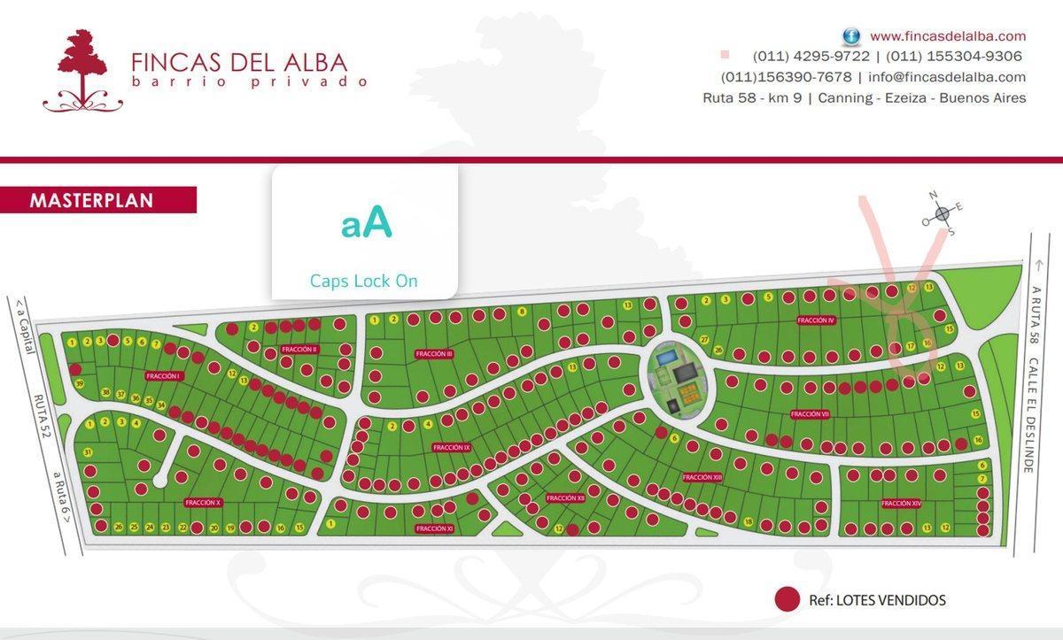 Foto de LOTE EN VENTA FINCAS DEL ALBA CANNING FINANCIADO, imagen 1