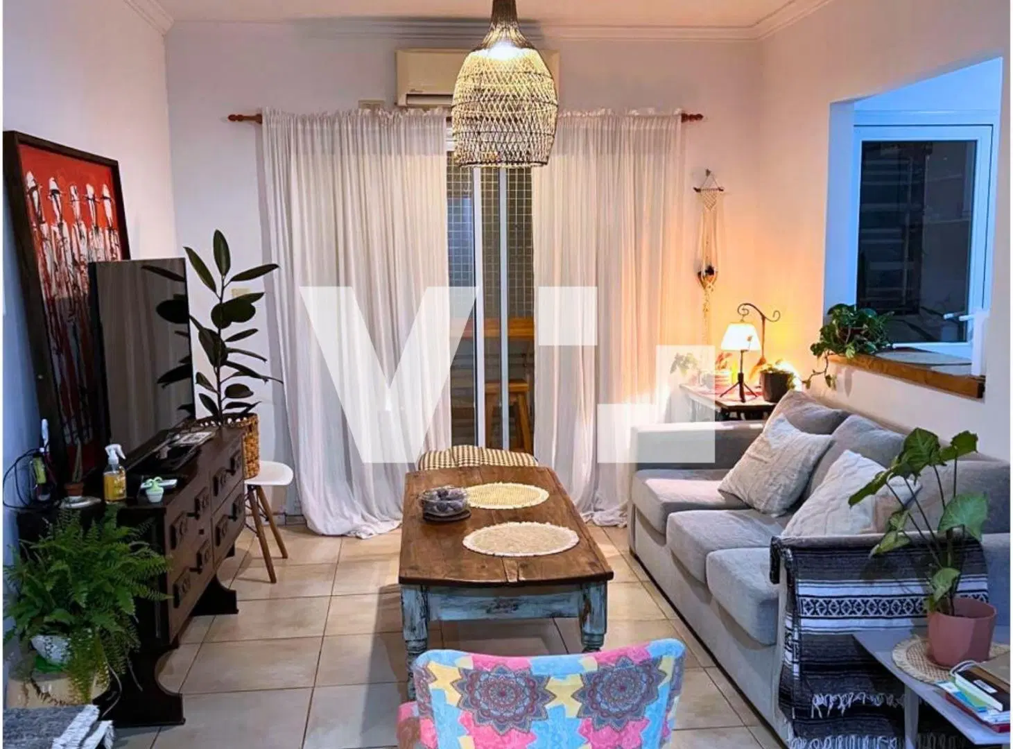 Departamento 2 ambientes en alquiler. 5