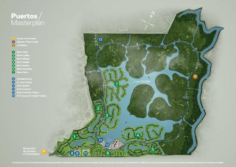 Lote al agua en Vistas, Puertos!
