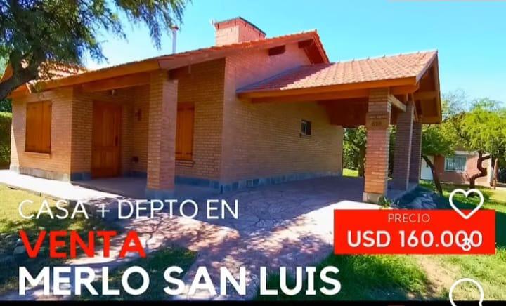 MERLO. SAN LUIS. EXCELENTE PROPIEDAD CASA + DEPTO 1