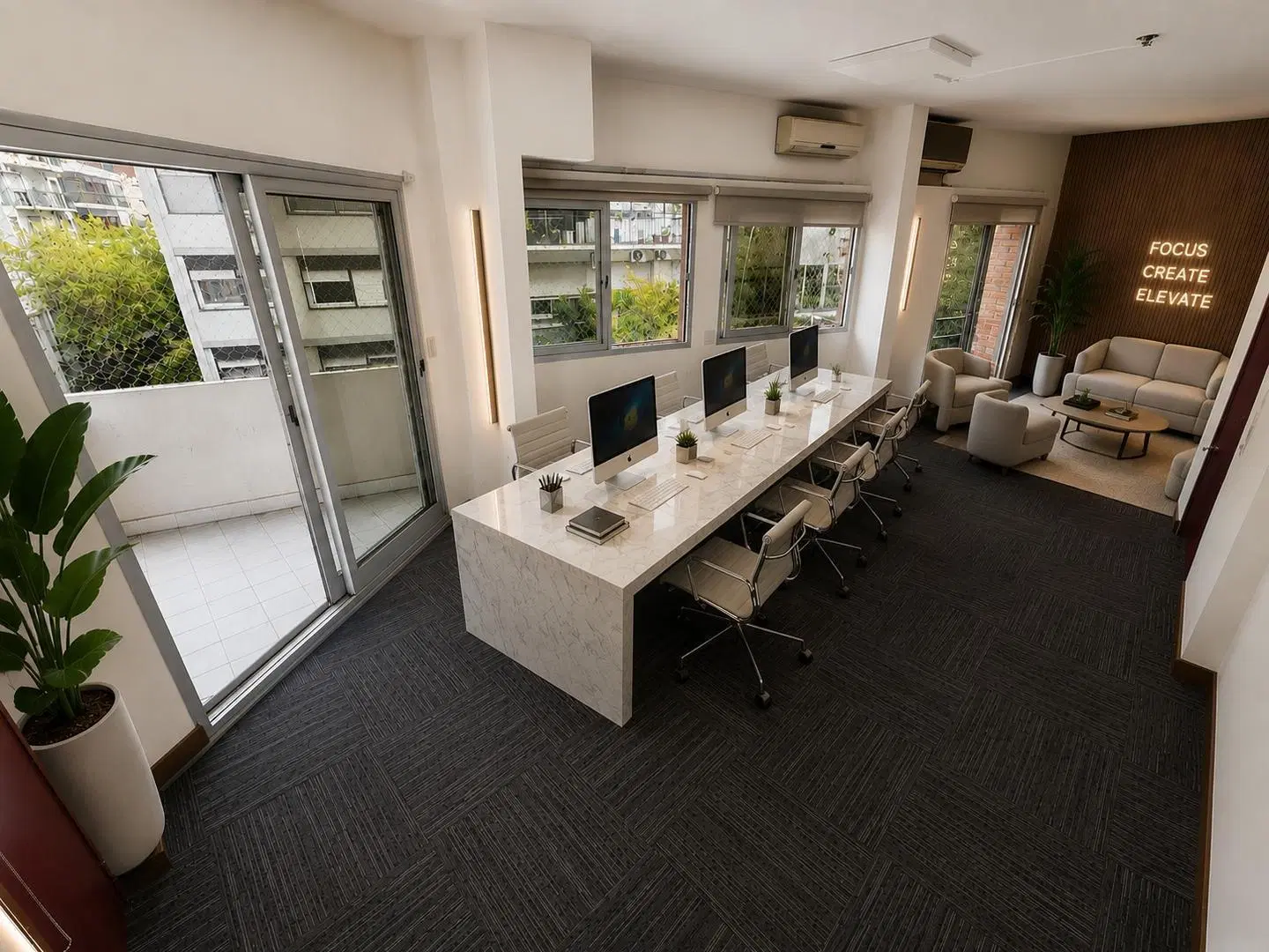 VENTA OFICINA BELGRANO BALCON OCHAVA EXPENSAS BAJAS LUMINOSO 2
