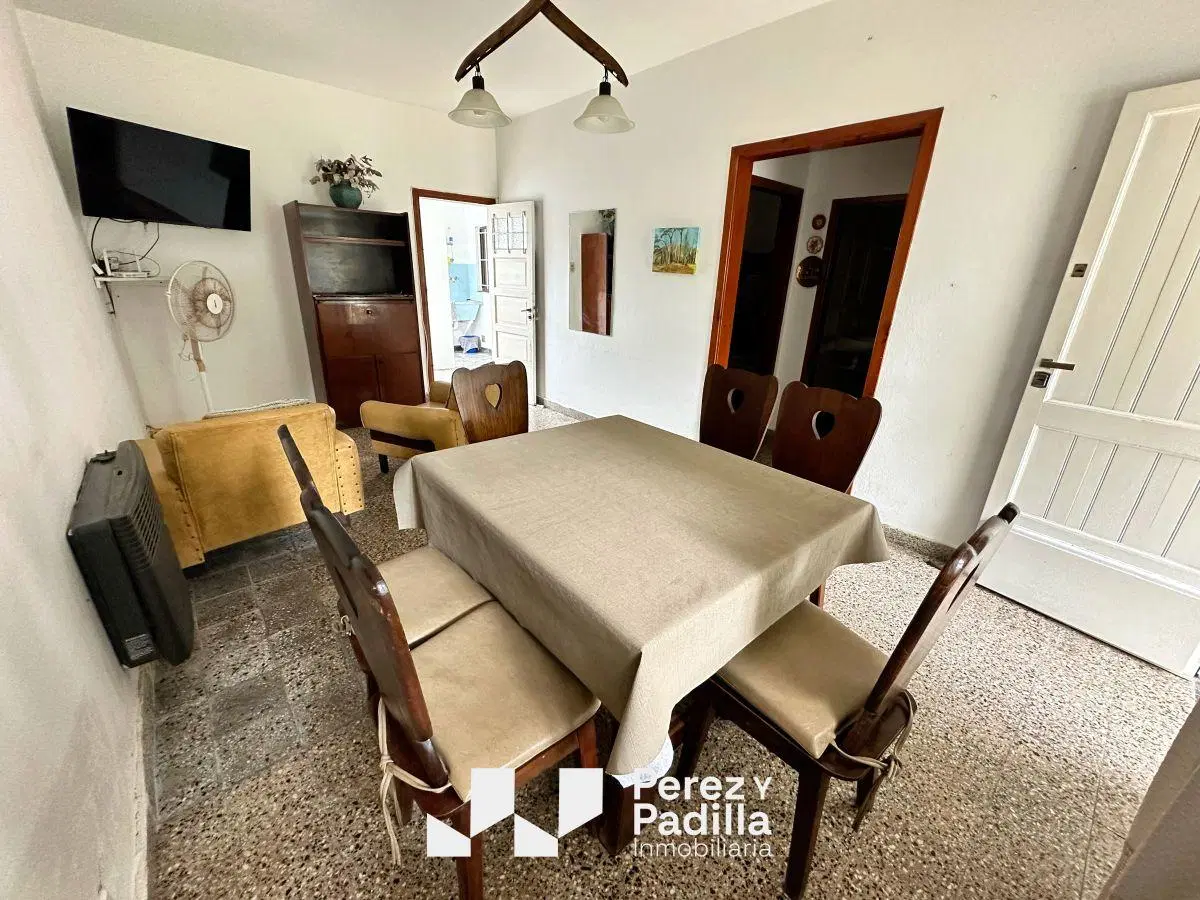Casa 3 ambientes p/4 personas - zona centro cerca de la playa con calefacción 5