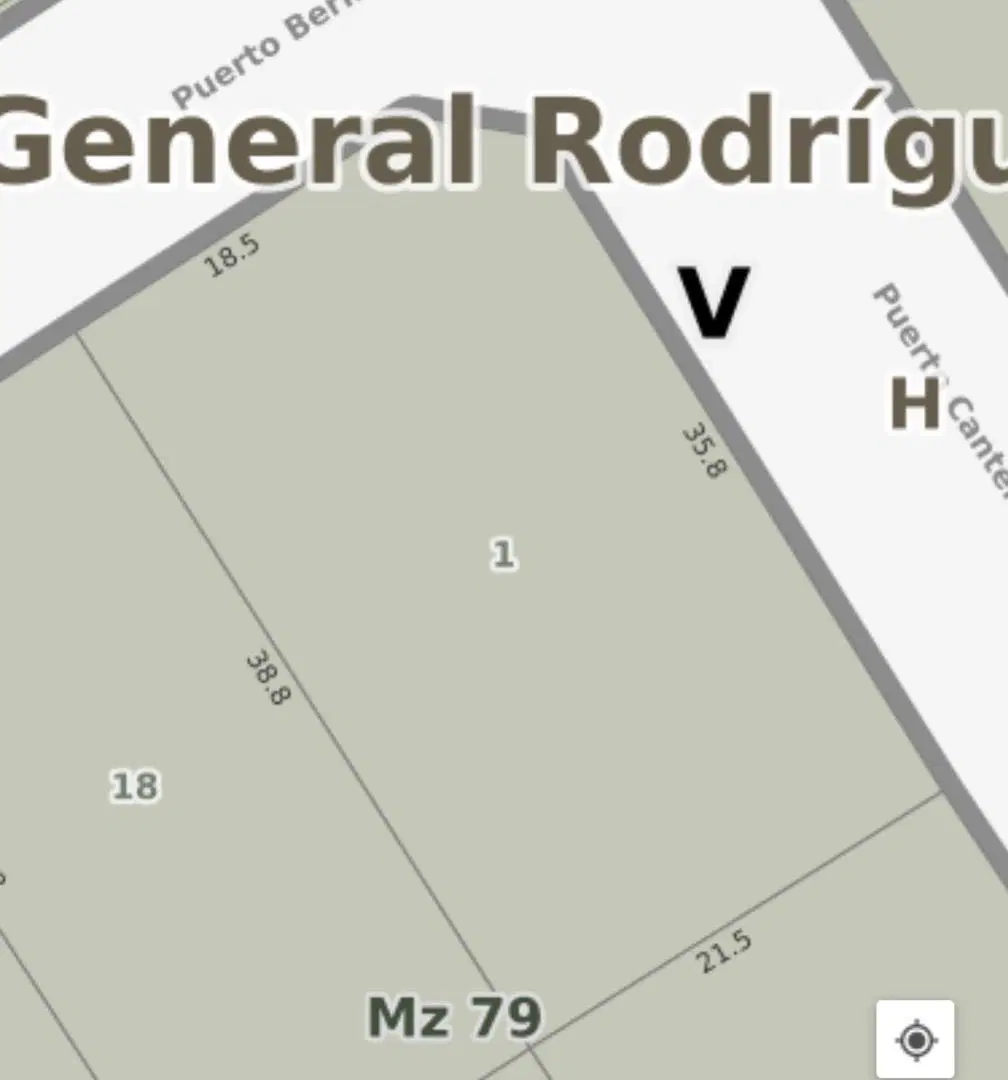 LOTE EN VENTA GRAL RODRIGUEZ 2