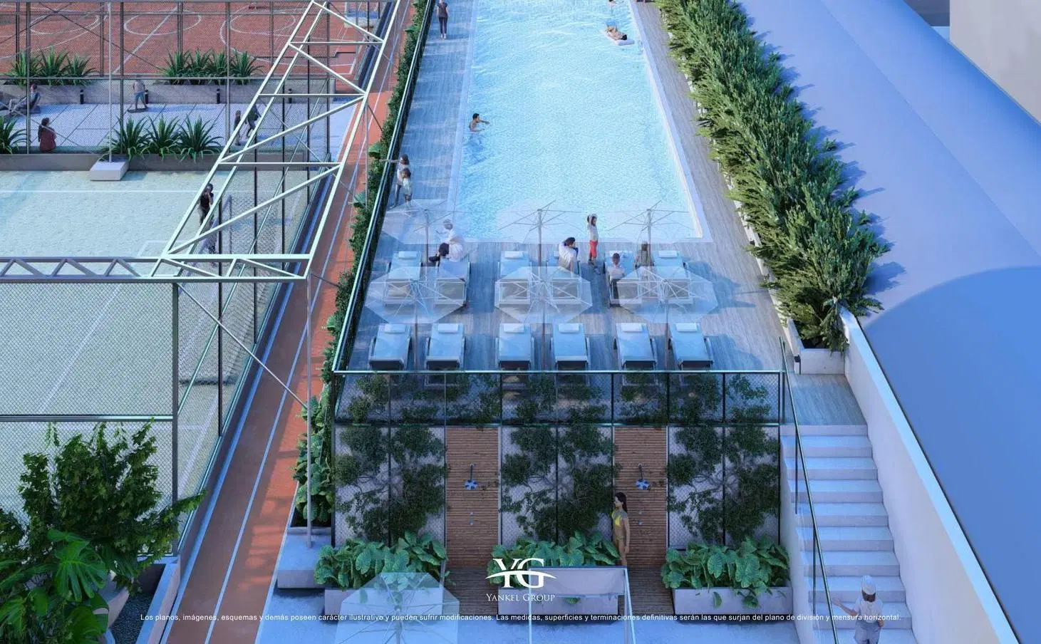 Human Abasto, departamento de 2 ambientes en alquiler. Full amenities 8