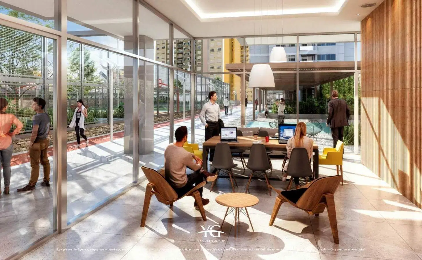 Human Abasto, departamento de 2 ambientes en alquiler. Full amenities 2