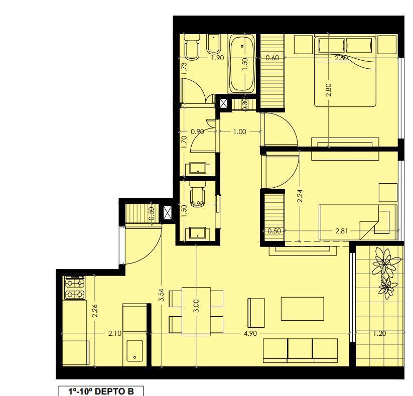 Foto de Departamento a estrenar en palermo soho, imagen 4