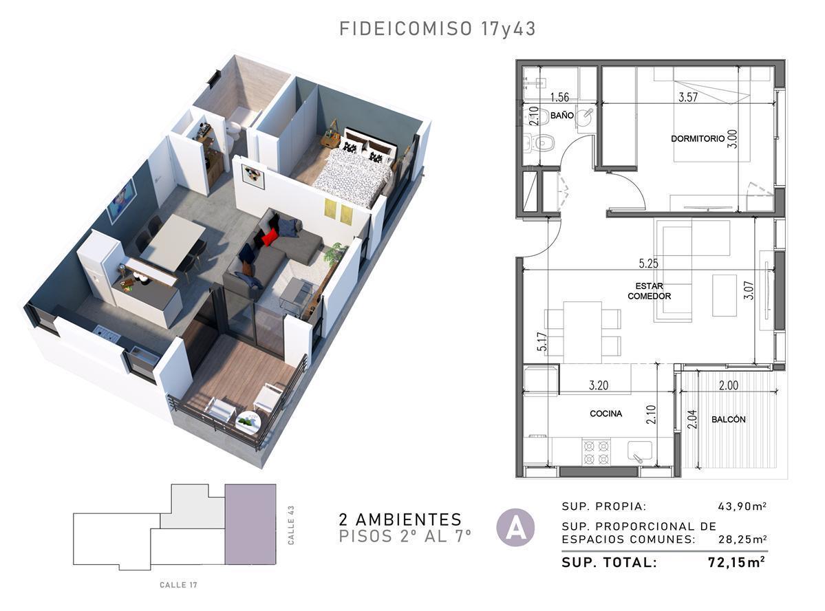 Foto de Departamento en venta de 2 ambientes la plata, imagen 5