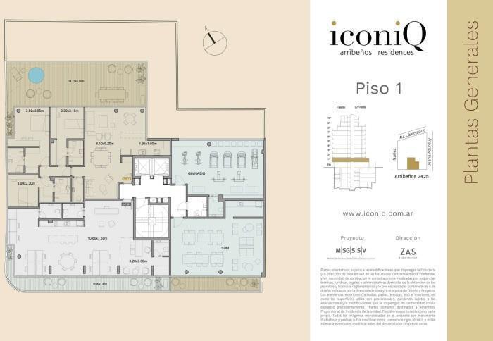 Foto de VENTA DEPARTAMENTO EN POZO NUÑEZ 2 AMBIENTES PILETA GYM SUM PARRILLA, imagen 5