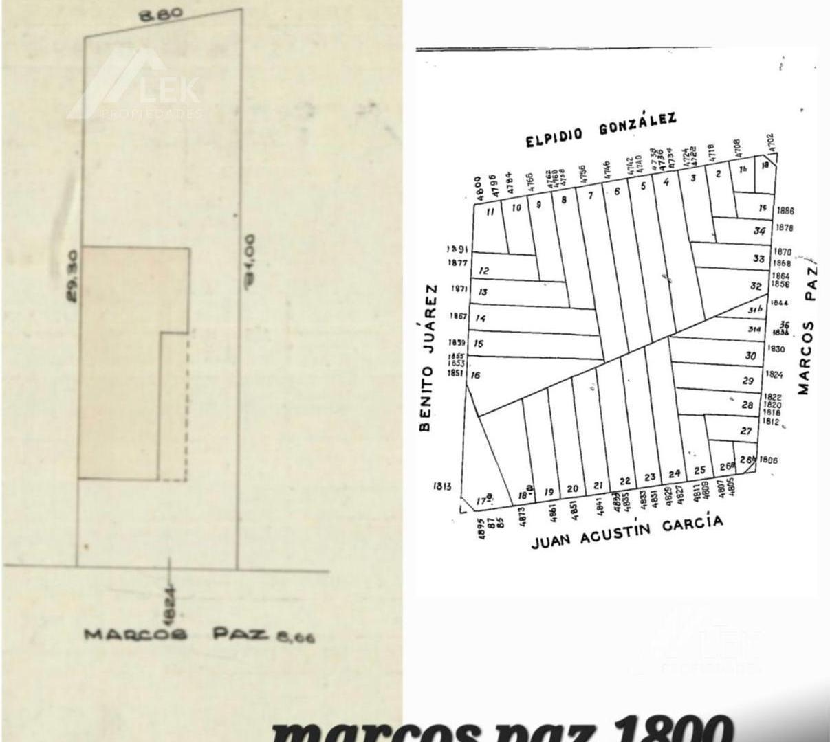 TERRENO ,VENTA, VILLA DEVOTO ,  CANJE