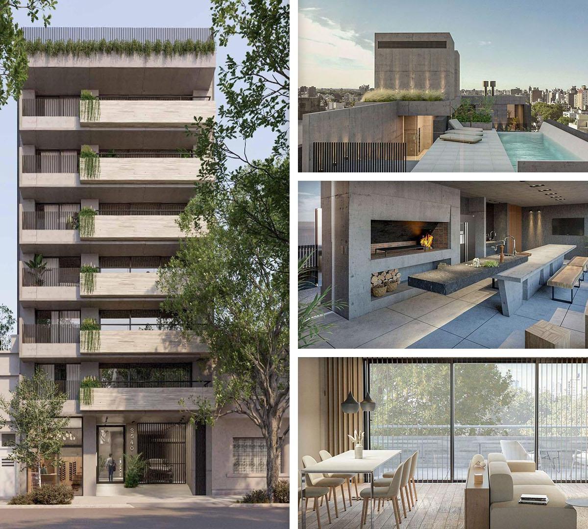 Departamentos monoambientes, 2 y 3 dormitorios con losa radiante y amenities