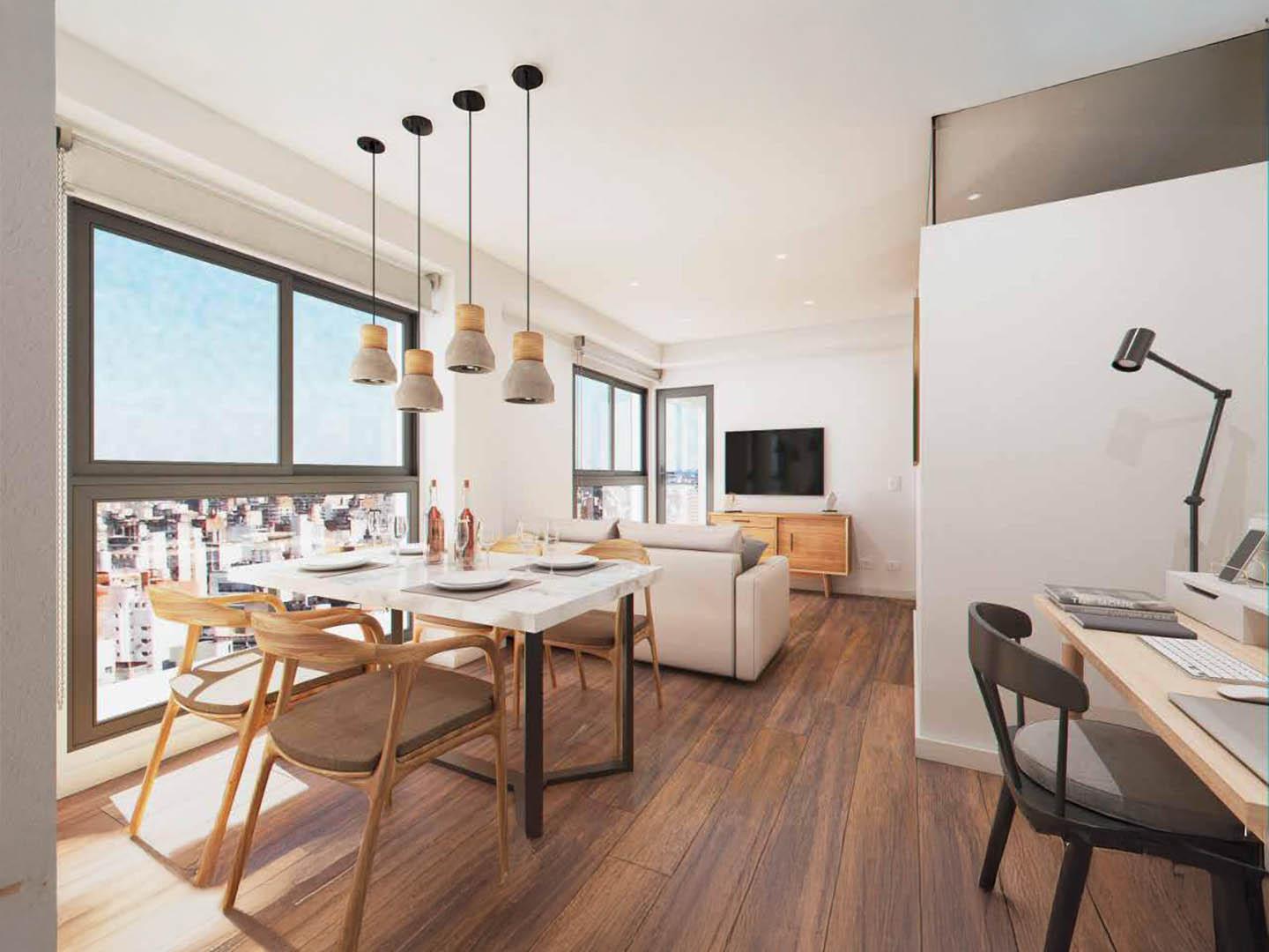 Departamento piso exclusivo de 3 dormitorios con terraza y radiadores