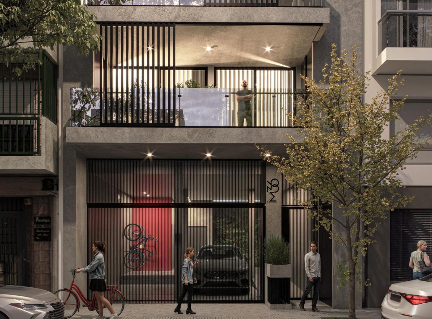 Departamento de piso exclusivo con 2 dormitorios y gran balcón con parrilla en zona río