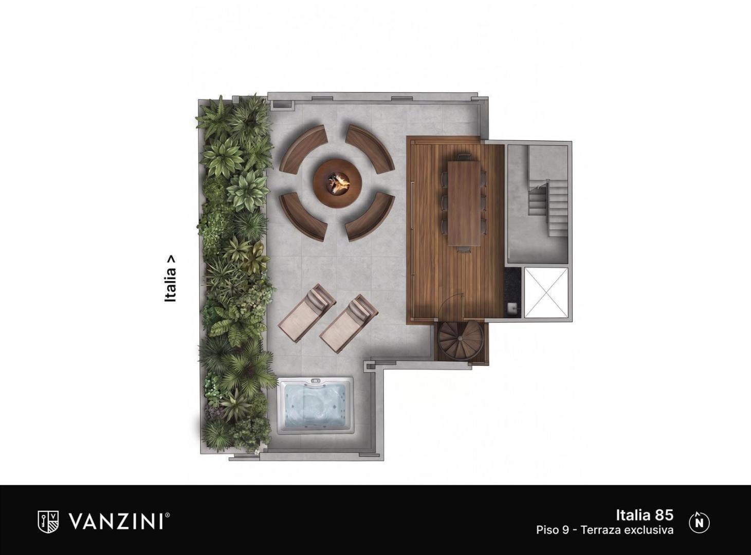 Departamento de 3 dormitorios con cochera doble, terraza y quincho en zona río