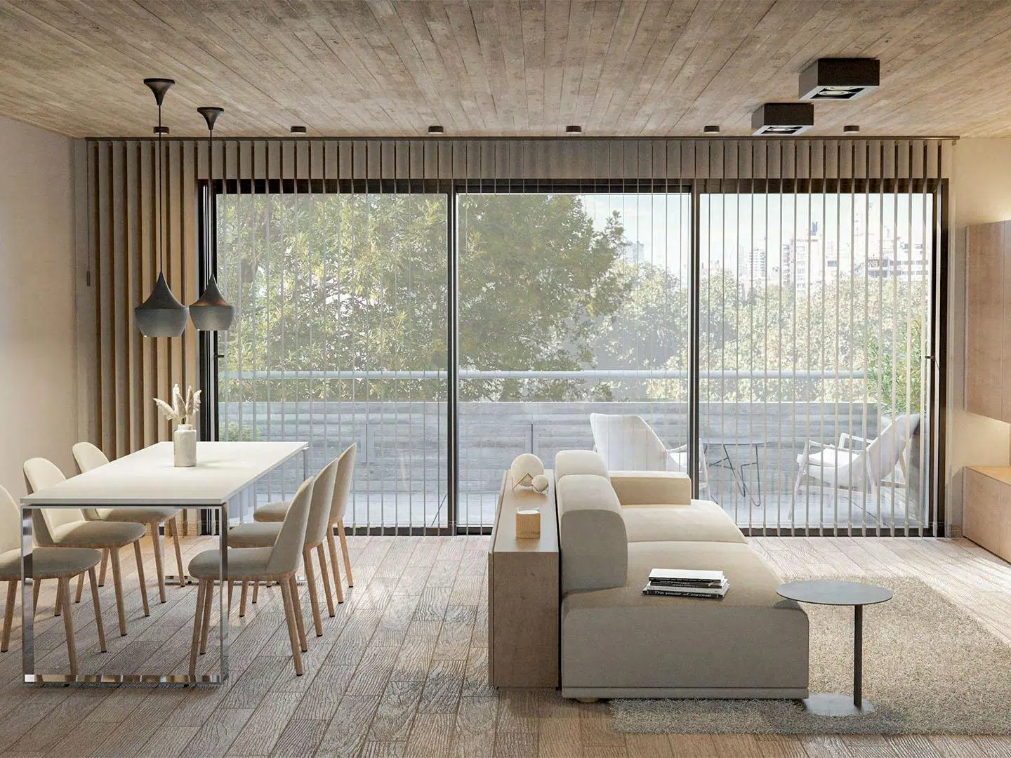 Departamento de 2 dormitorios con patio, losa radiante y amenities 5