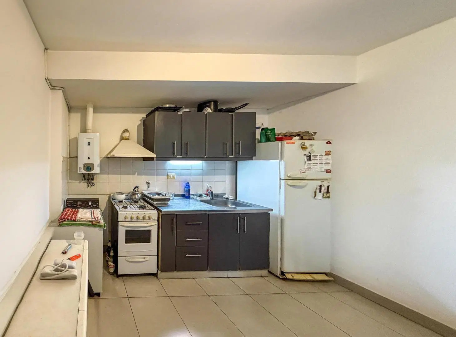 Departamento de 1 dormitorio de pasillo con terraza exclusiva en el Centro 5