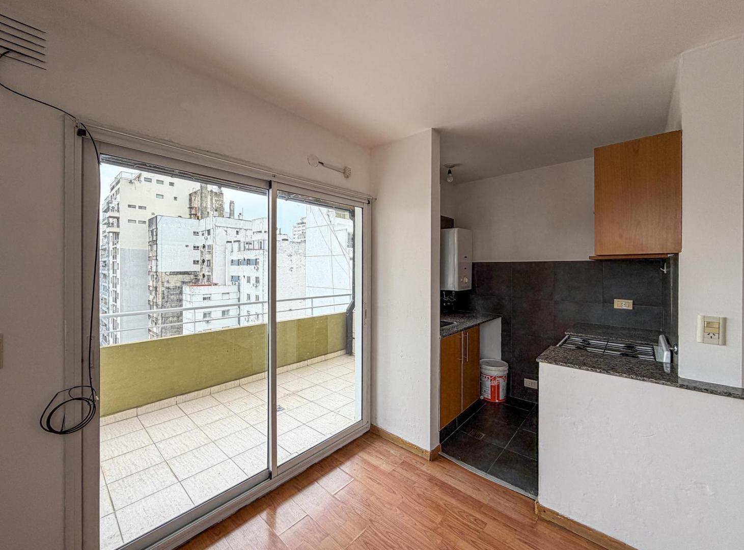 Foto de Departamento de 1 dormitorio al frente en zona río con balcón aterrazado, imagen 2