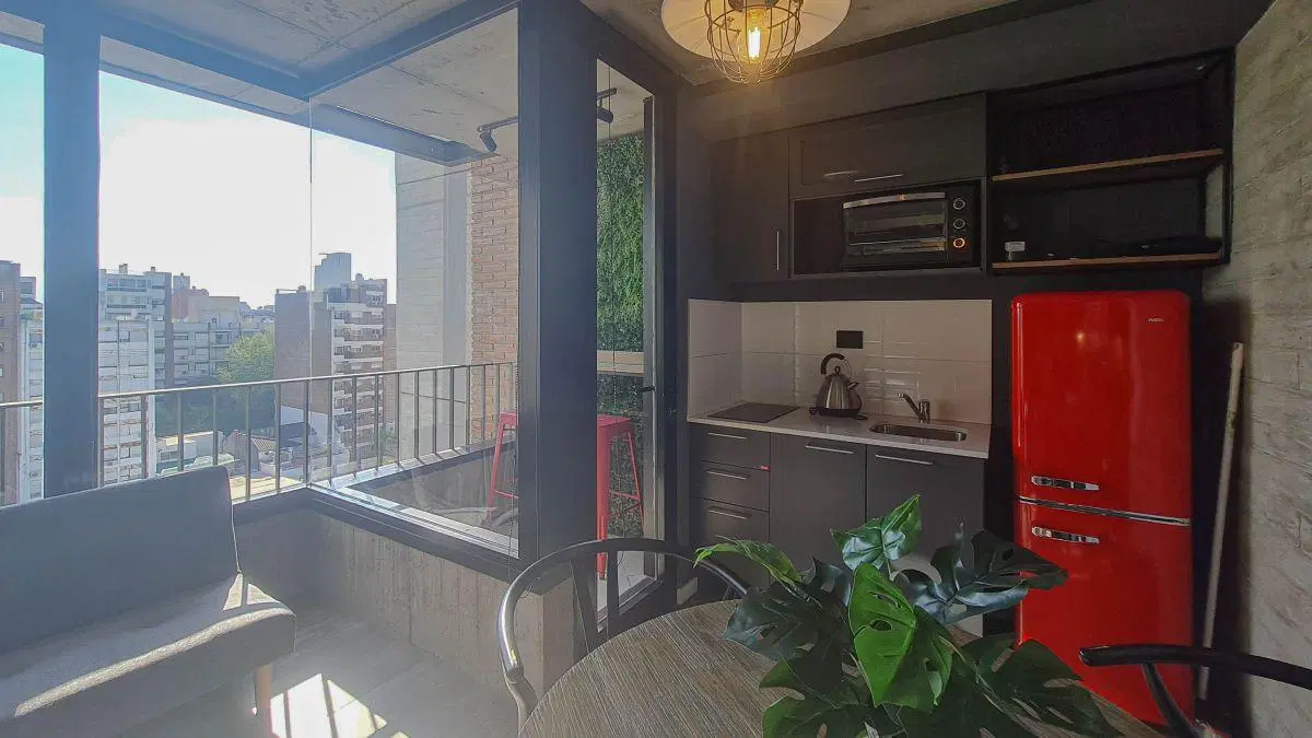 MONOAMBIENTE AMOBLADO ESTILO INDUSTRIAL SAN JUAN Y ALVEAR EN ALQUILER 2