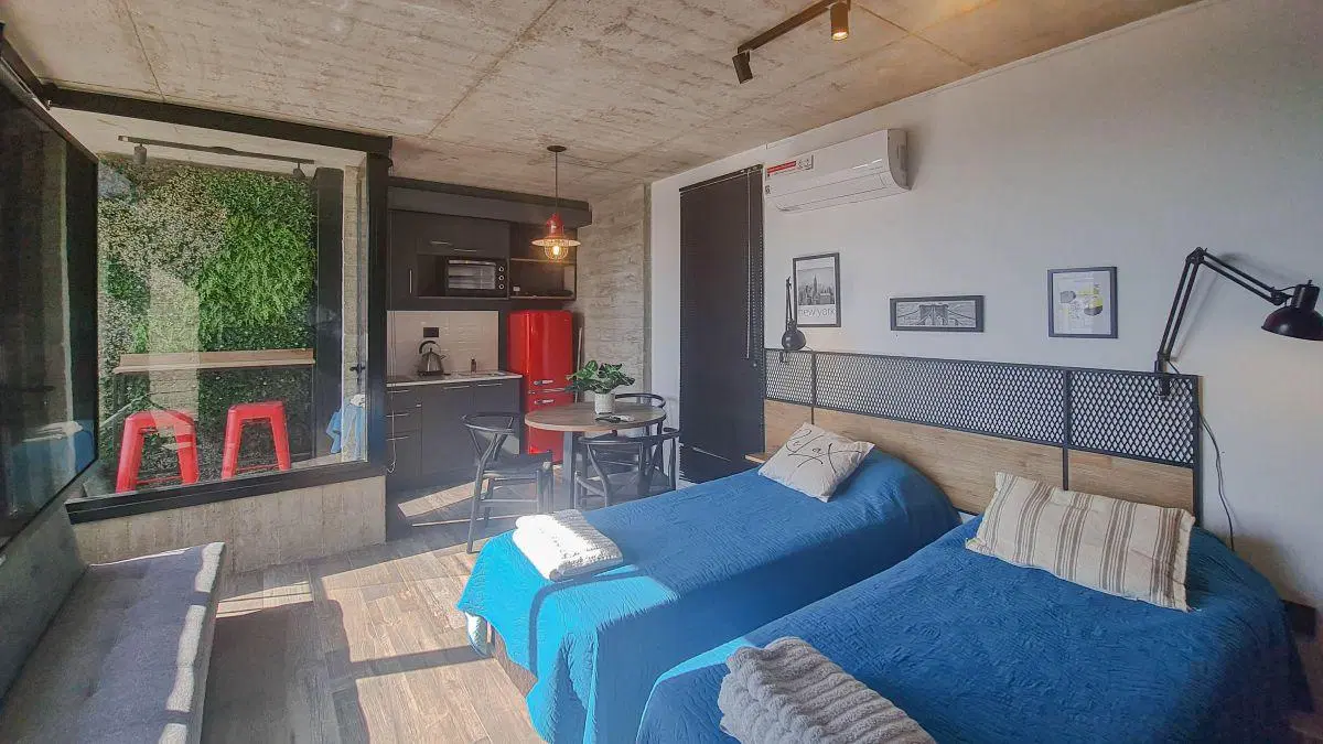 MONOAMBIENTE AMOBLADO ESTILO INDUSTRIAL SAN JUAN Y ALVEAR EN ALQUILER 3