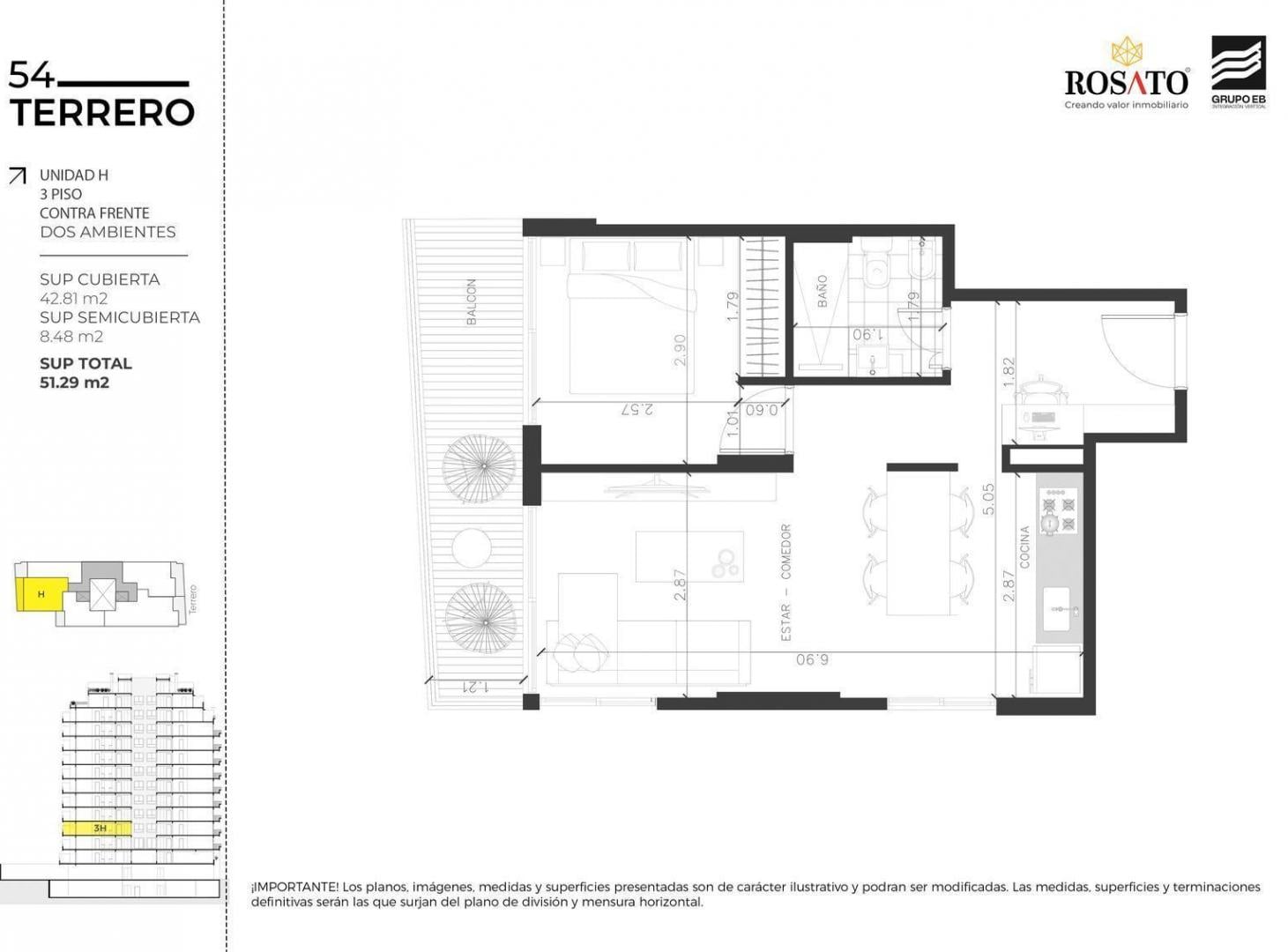 Foto de Venta Departamento en Pozo | 2 Ambientes con Balcón y Amenities en, imagen 4