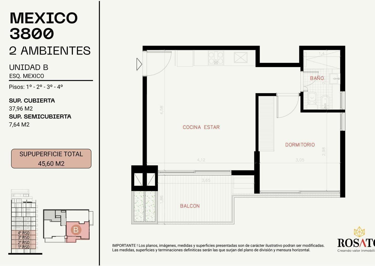Foto de Venta Departamento en pozo 2 Ambientes con Balcón y Amenities en, imagen 3