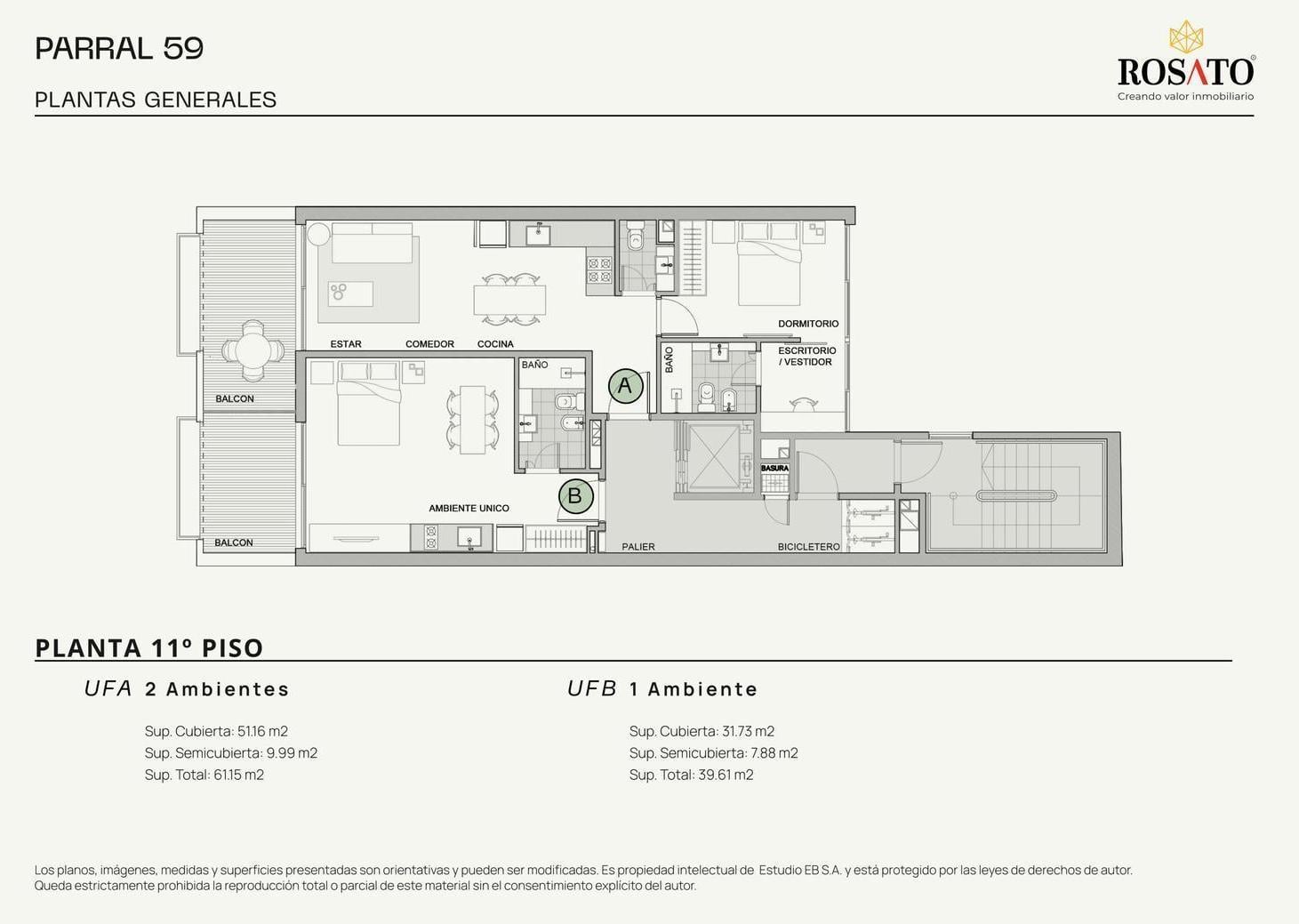 Foto de Venta Departamento en Pozo | 2 Ambientes con Escritorio y balcón en, imagen 1