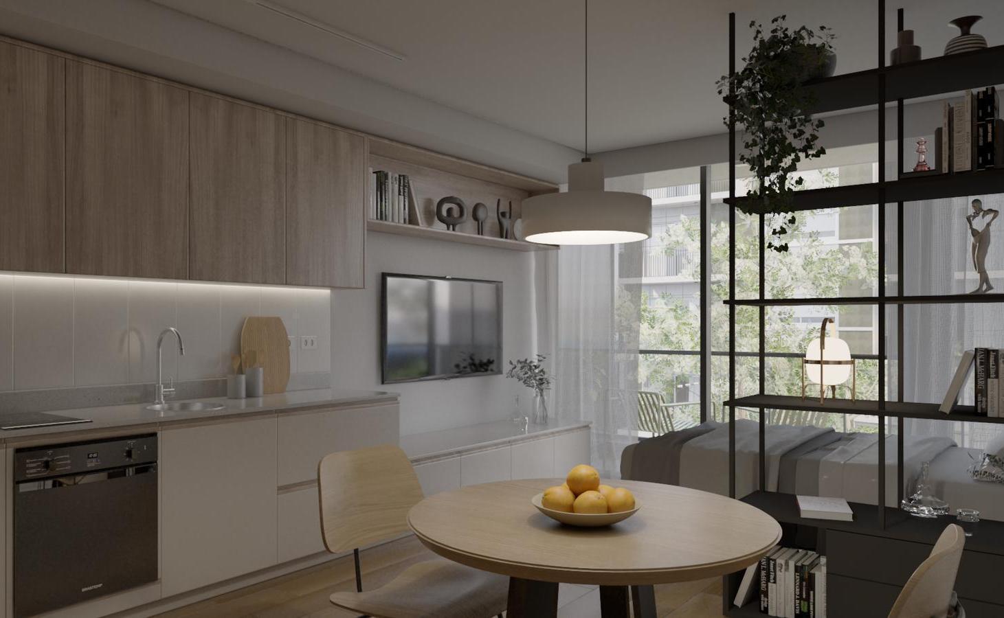 Foto de Venta Departamento en Pozo 2 Ambientes con Escritorio, Balcón y, imagen 3